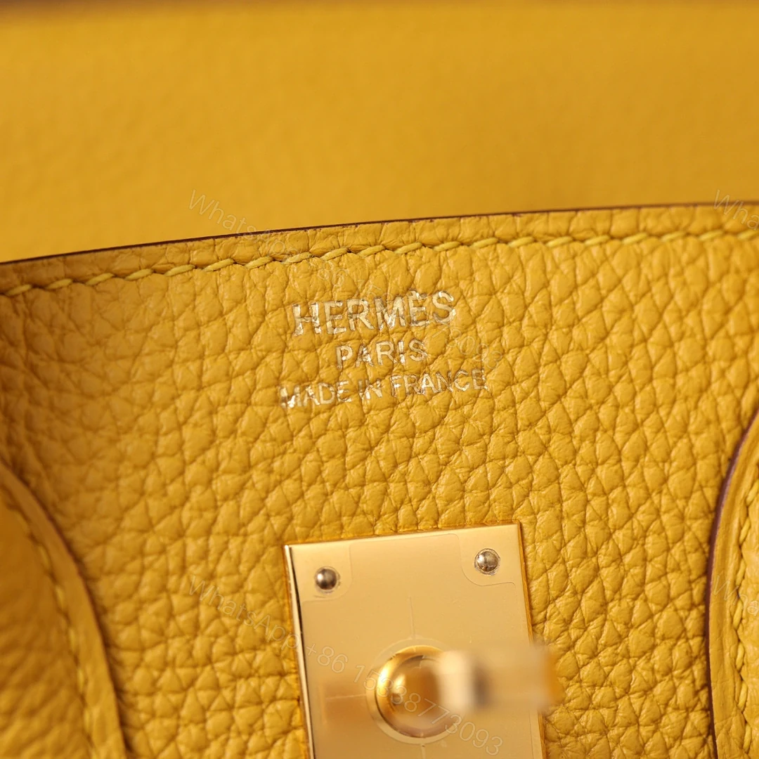 View 27 of 高仿Hermes*Birkin25Togo牛皮琥珀黃金扣/純手工