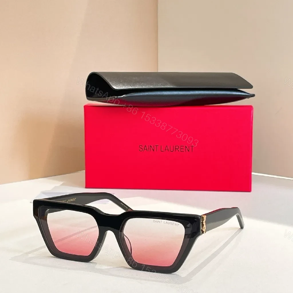 View 9 of Amber Gradient + Heat-Treated Acetate + Geometric Luxe + UV400 Protection + Sunglasses