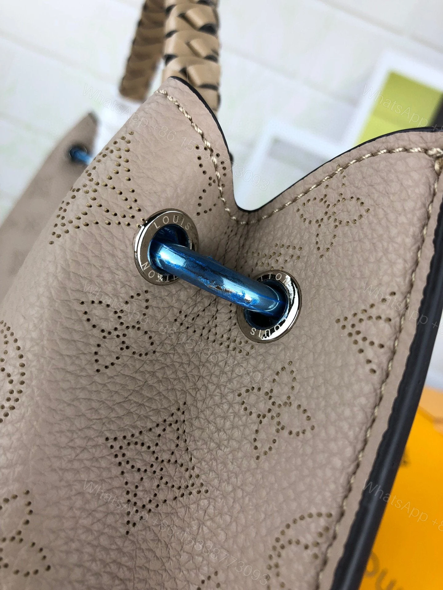 View 11 of Louis Vuitton Carmel Hobo Bag ‘Mouse Grey’