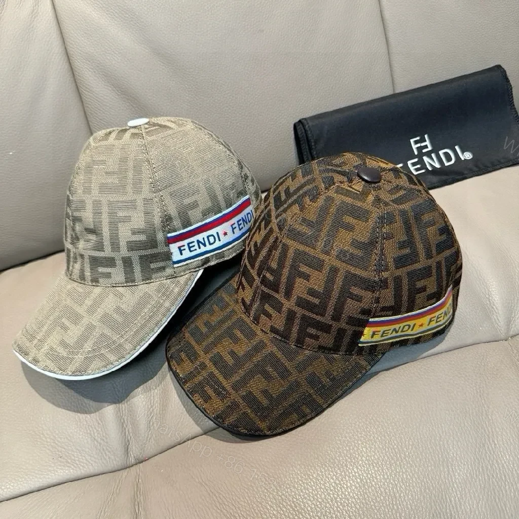 View 6 of Monogram Logo Cap with Rainbow Stripe, Lux Canvas, Curved Brim