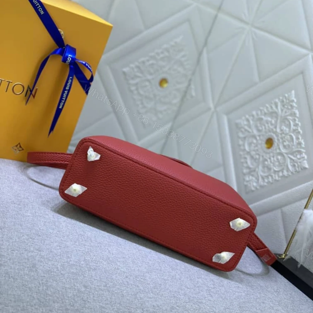View 5 of Louis Vuitton Capucines BB Bag Scarlet Red 27Cm M52689