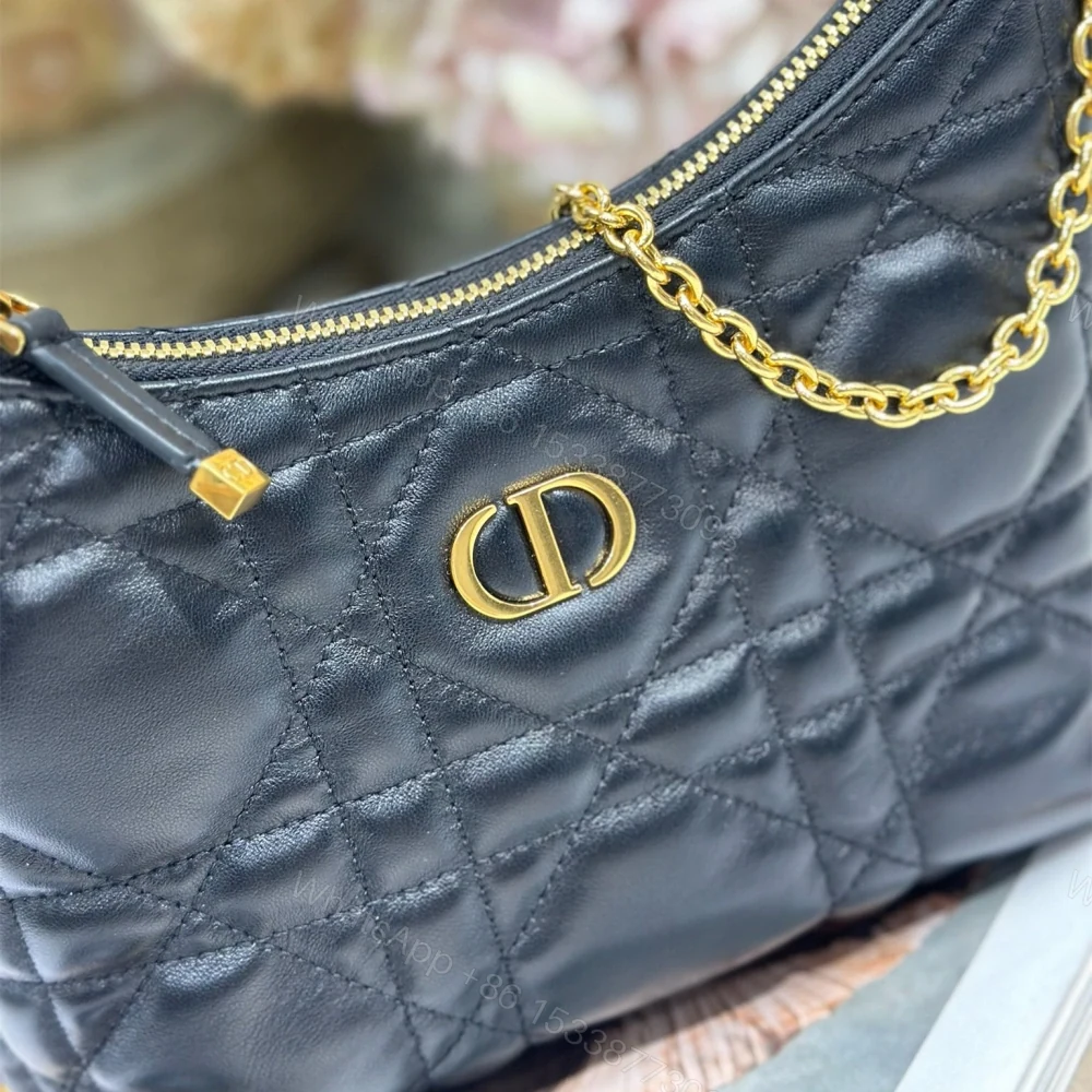 View 6 of 高仿Dior*MissCaro系列S5253M900小羊皮手提包Mini黑色免檢版