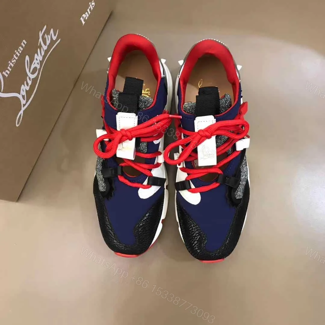 View 4 of CHRISTIAN LOUBOUTIN RED- RUNNER SNEAKER – CL057