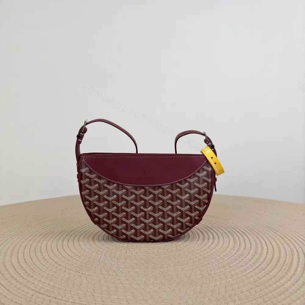 高仿Goyard*33CL33P單肩半月包紅色免檢版 — view 1