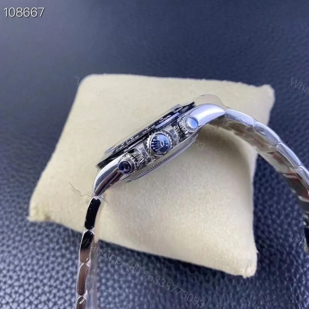 View 5 of Replica Rolex Daytona 116500LN Silver Black
