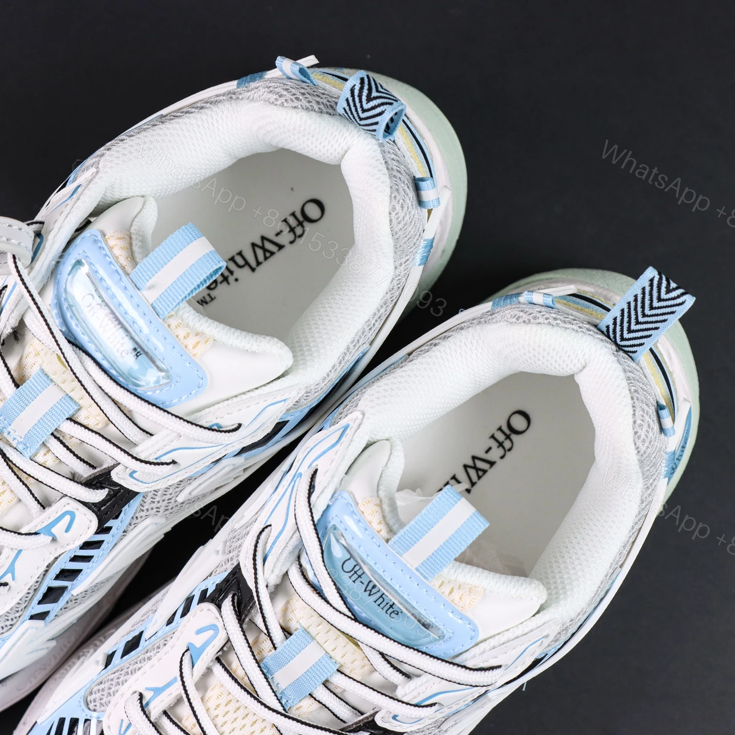 View 4 of Off White Be Right Back Sky Blue