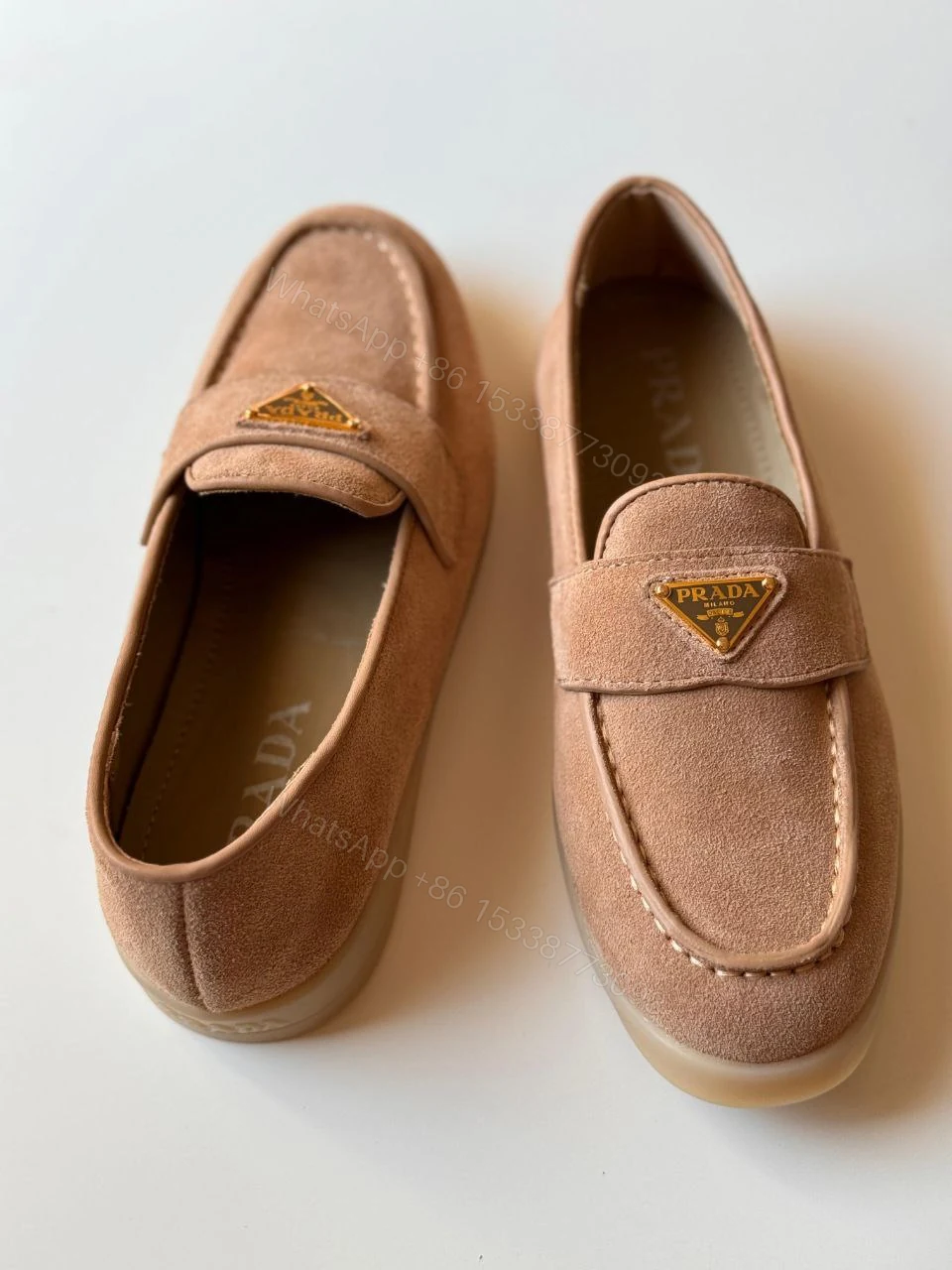 View 5 of suede loafers