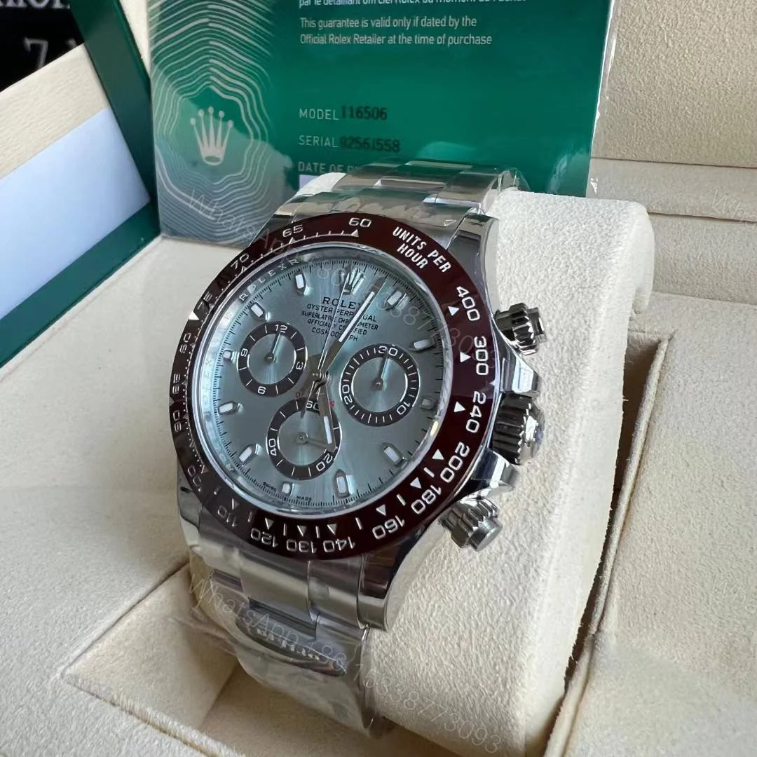 View 3 of Rolex Daytona Ice blue Dial 116506 “Platona”