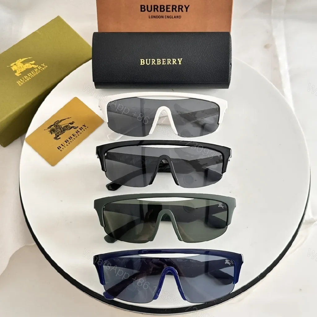 View 3 of Blue-Gray Shield Sunglasses: Modern, Lightweight Comfort