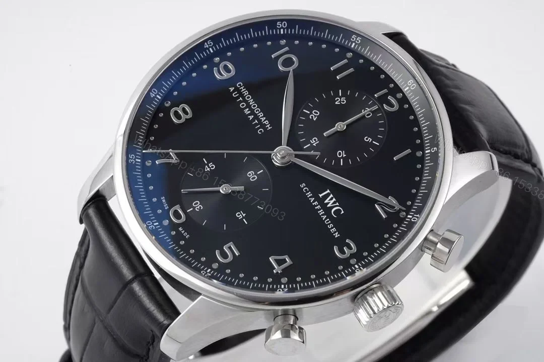 View 3 of IWC Portugieser Chrono-Rattrapante Stainless Steel / Cortina IW3712-13