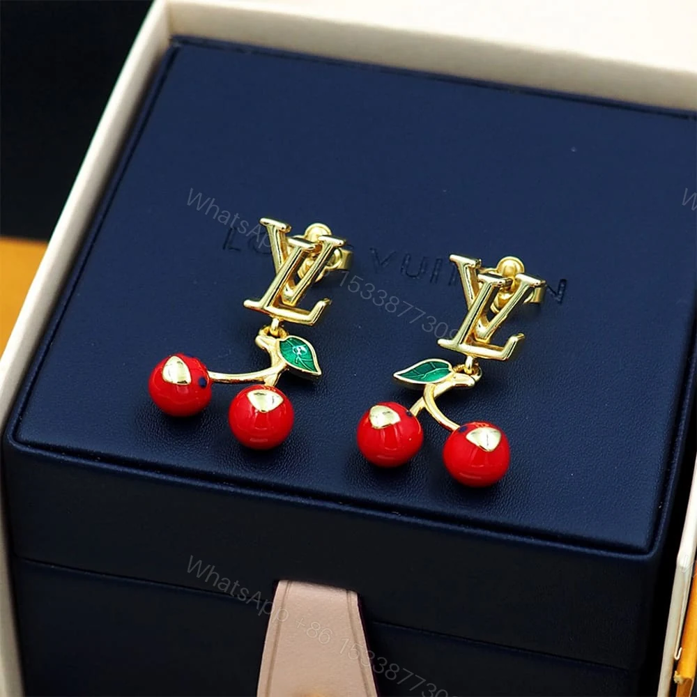 View 5 of LV x TM CERISE EARRINGS