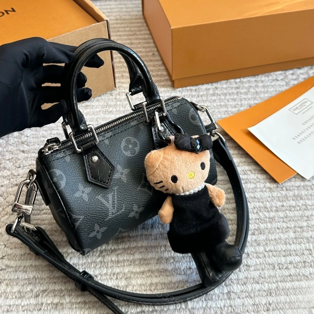 View 2 of Louis Vuitton Nano Speedy Monogram Eclipse 16Cm M26573