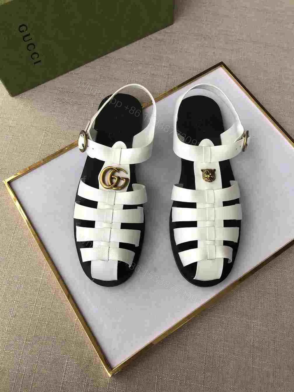 View 9 of GUCCI SANDAL WITH DOUBLE G – SDG008