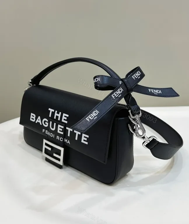 View 9 of Gaguette Bag: Sleek Black Leather Luxury Crossbody Bag