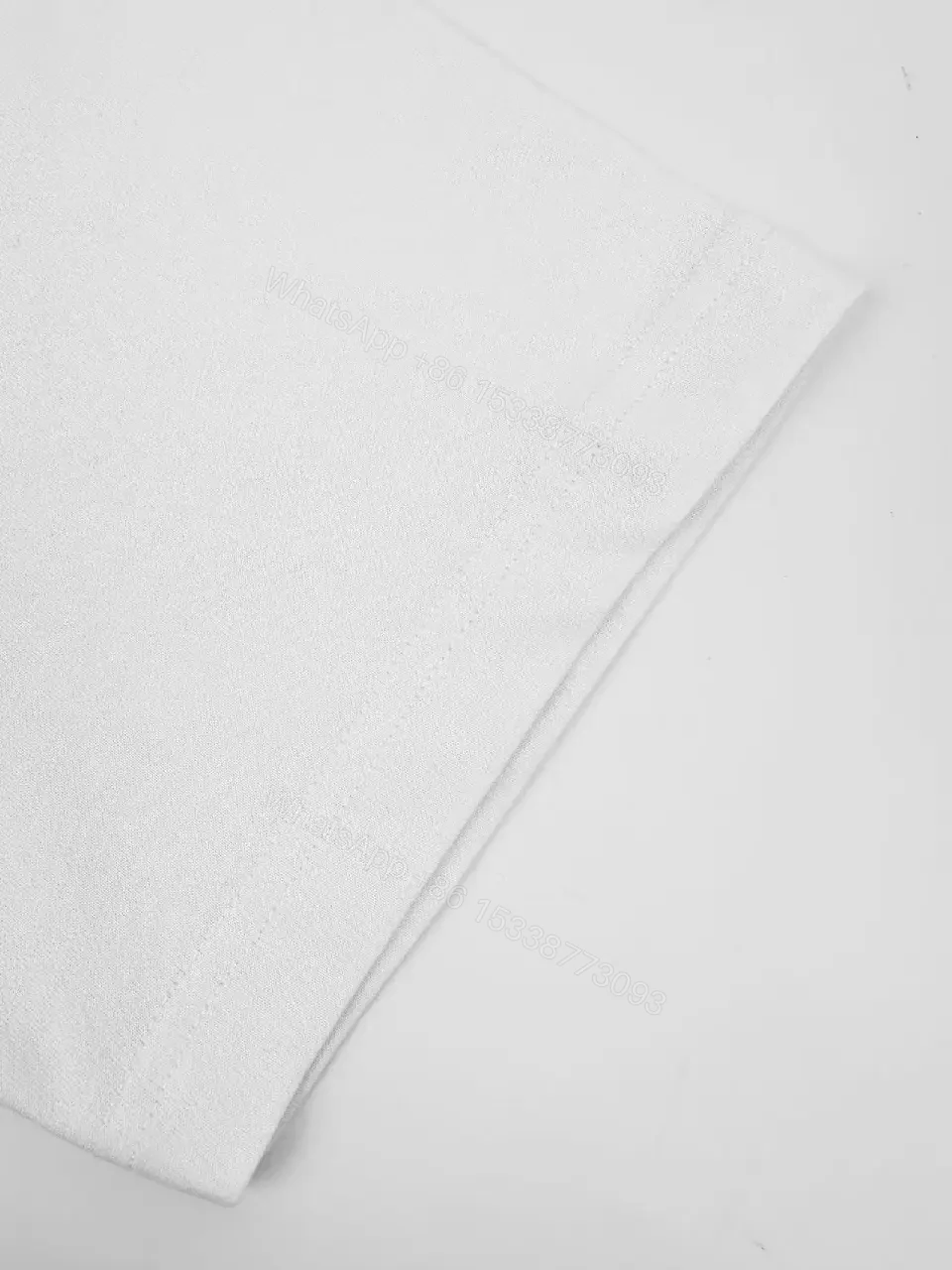 View 12 of White Cotton Crew Neck T-Shirt with Burberry Logo Graphic