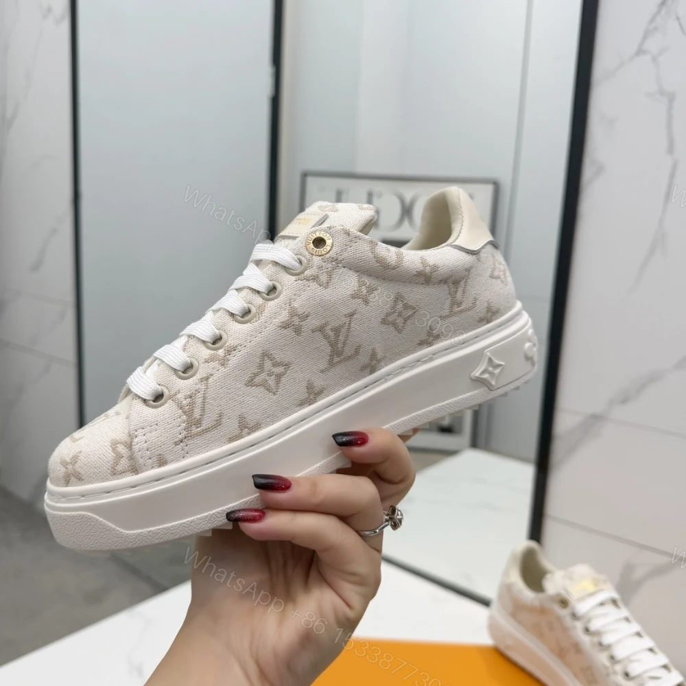 View 4 of Louis Vuitton Time Out Sneaker Beige 1Aivb5