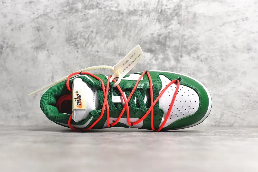 View 6 of Nike Dunk Low Off-White Pine Green Replicas
