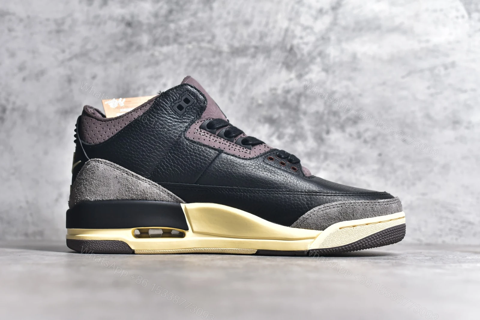 View 6 of A MA MANIERE x AIR JORDAN 3 RETRO Black Reps