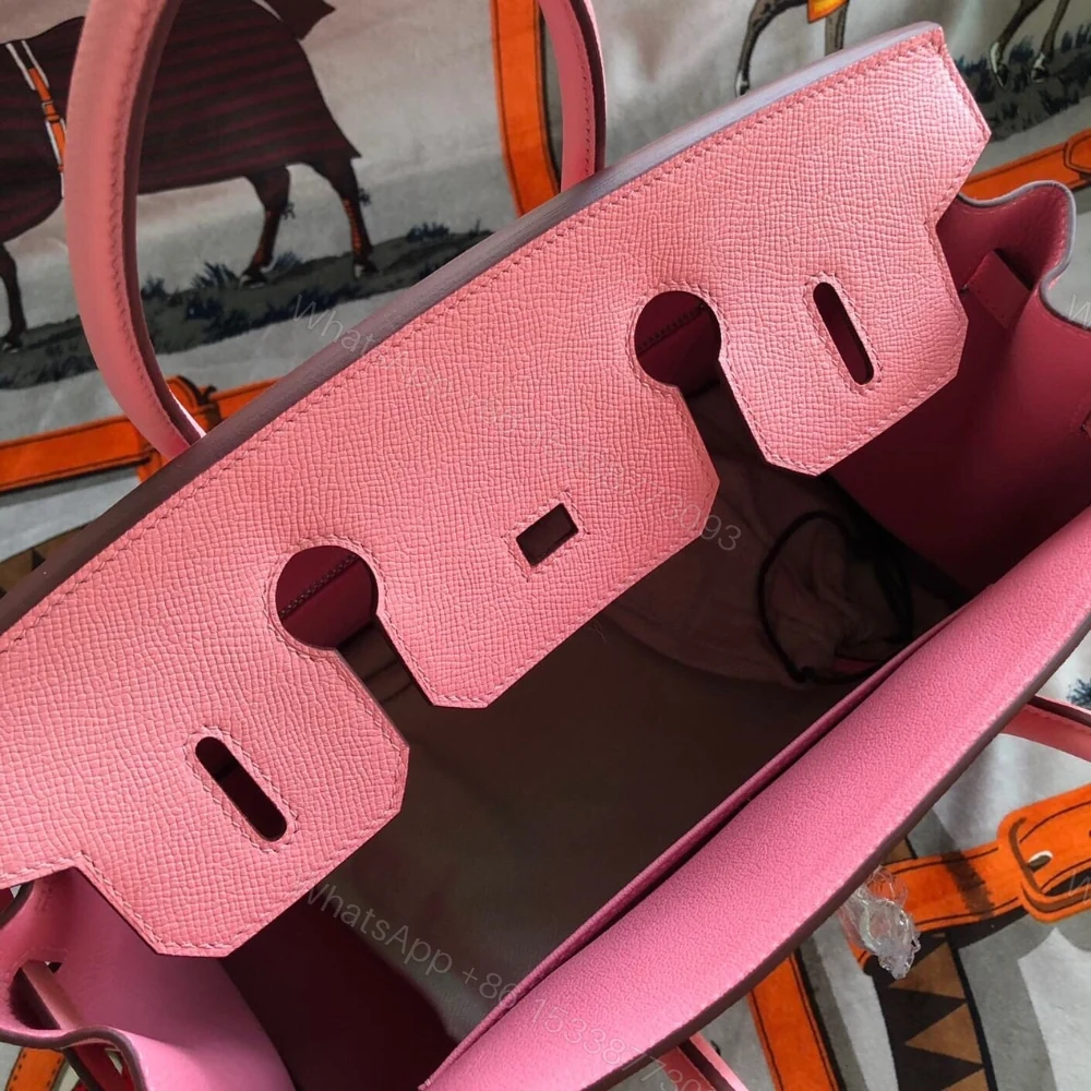 View 4 of Hermes Birkin 25 Bag Epsom Rose Dete 25Cm