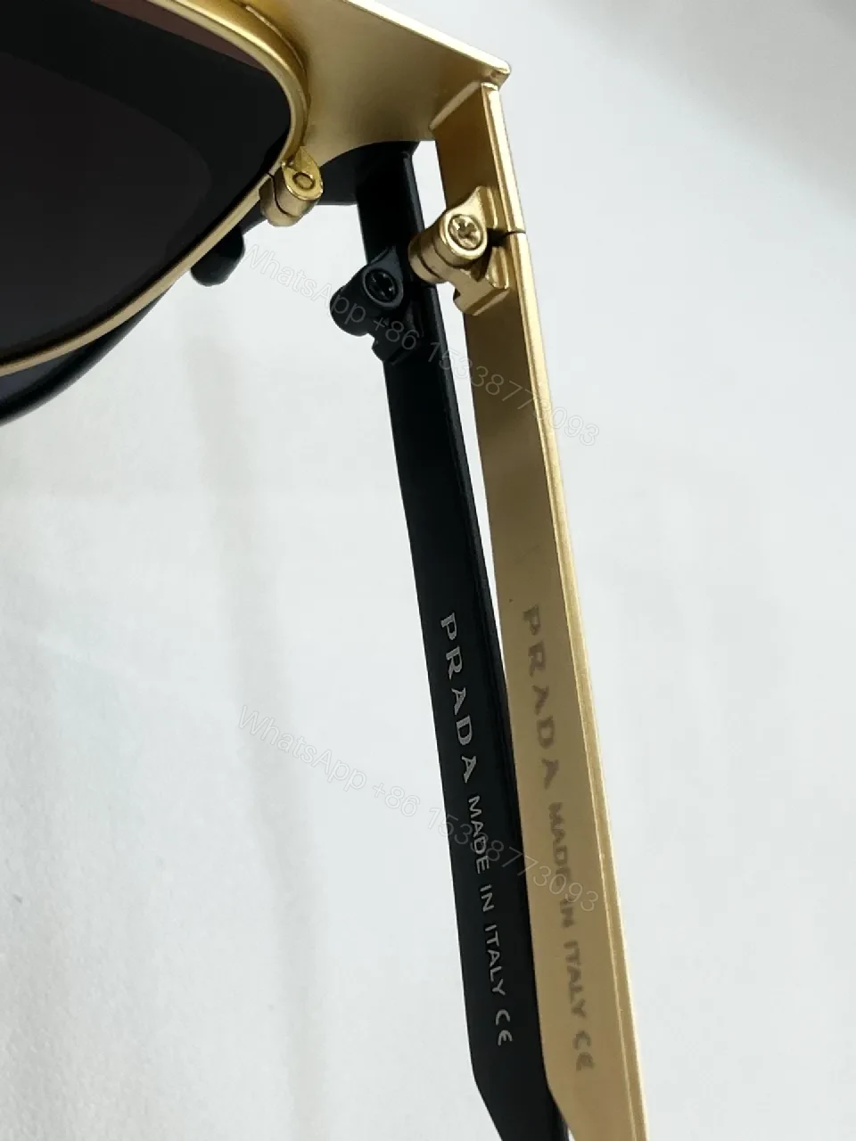 View 7 of Matte Black Metal Sunglasses – Rectilinear Luxe, UV400 Protection