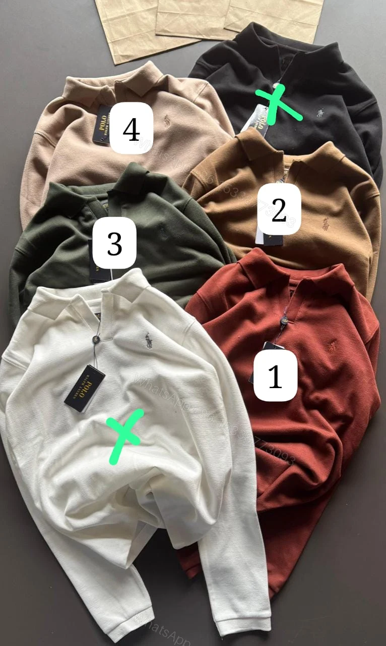 View 5 of First Copy Ralph Lauren Full Sleeves Polo Tees