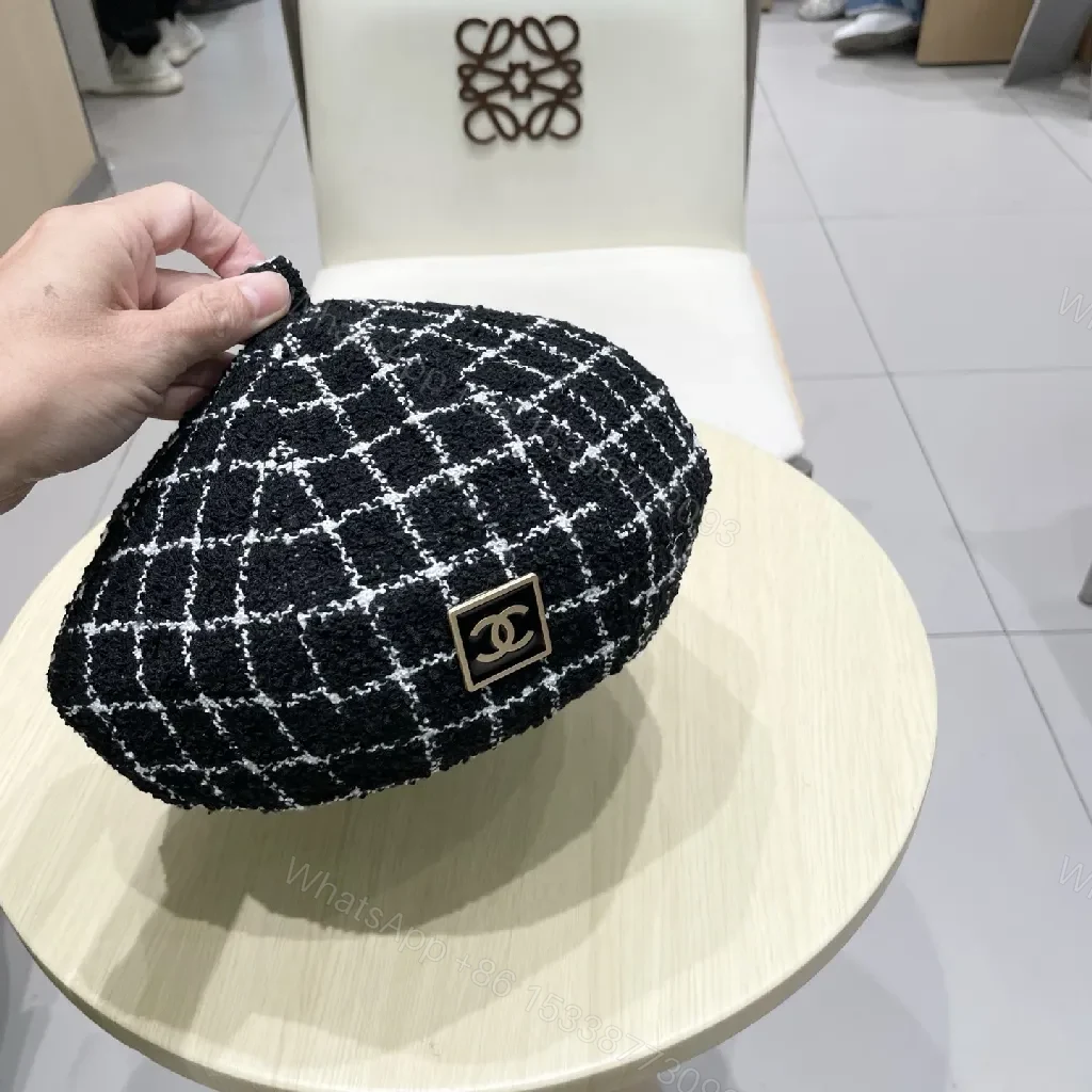 View 9 of Textured Wool Beret: Modern Chanel-Inspired Chic, All-Day Comfort