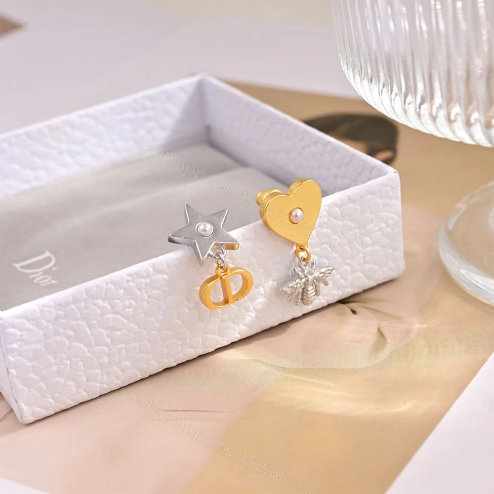 View 6 of DIOR Petit CD Lucky Charms Earrings