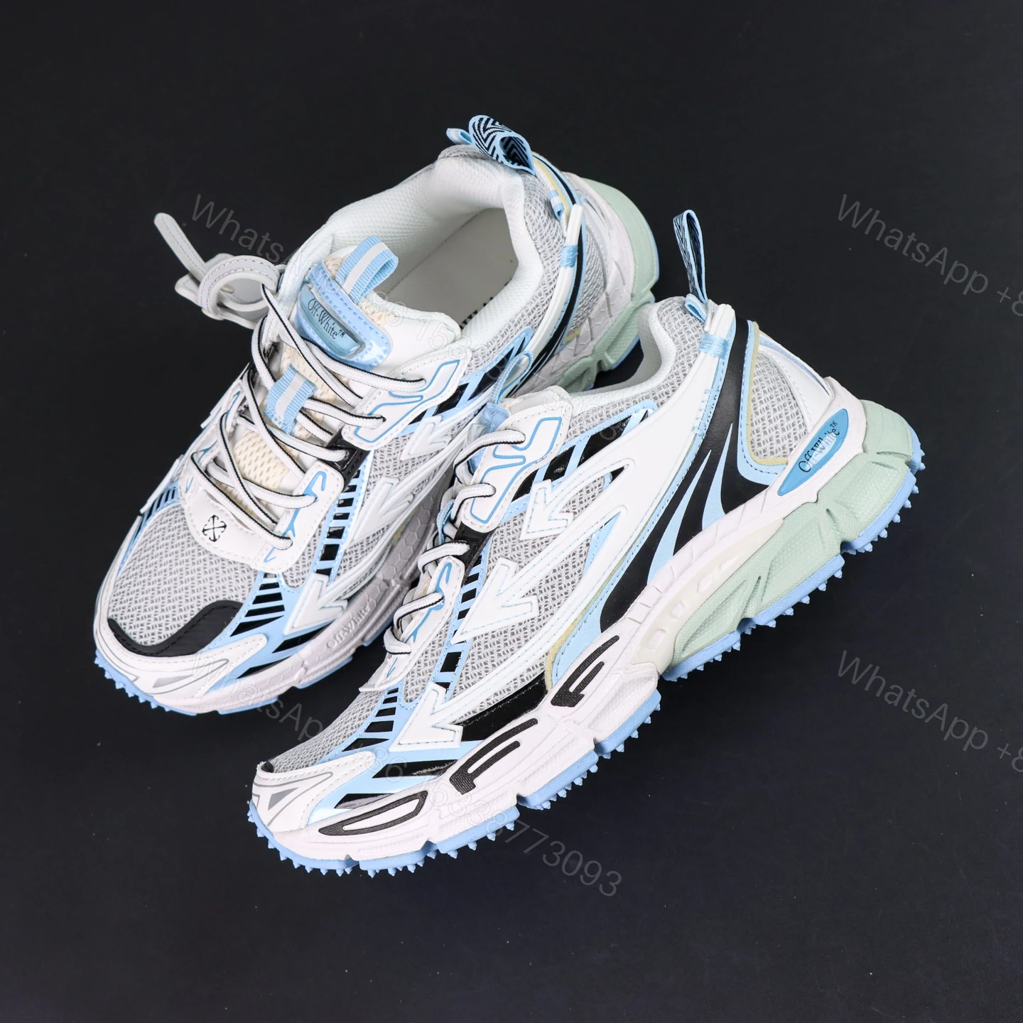 View 8 of Off White Be Right Back Sky Blue