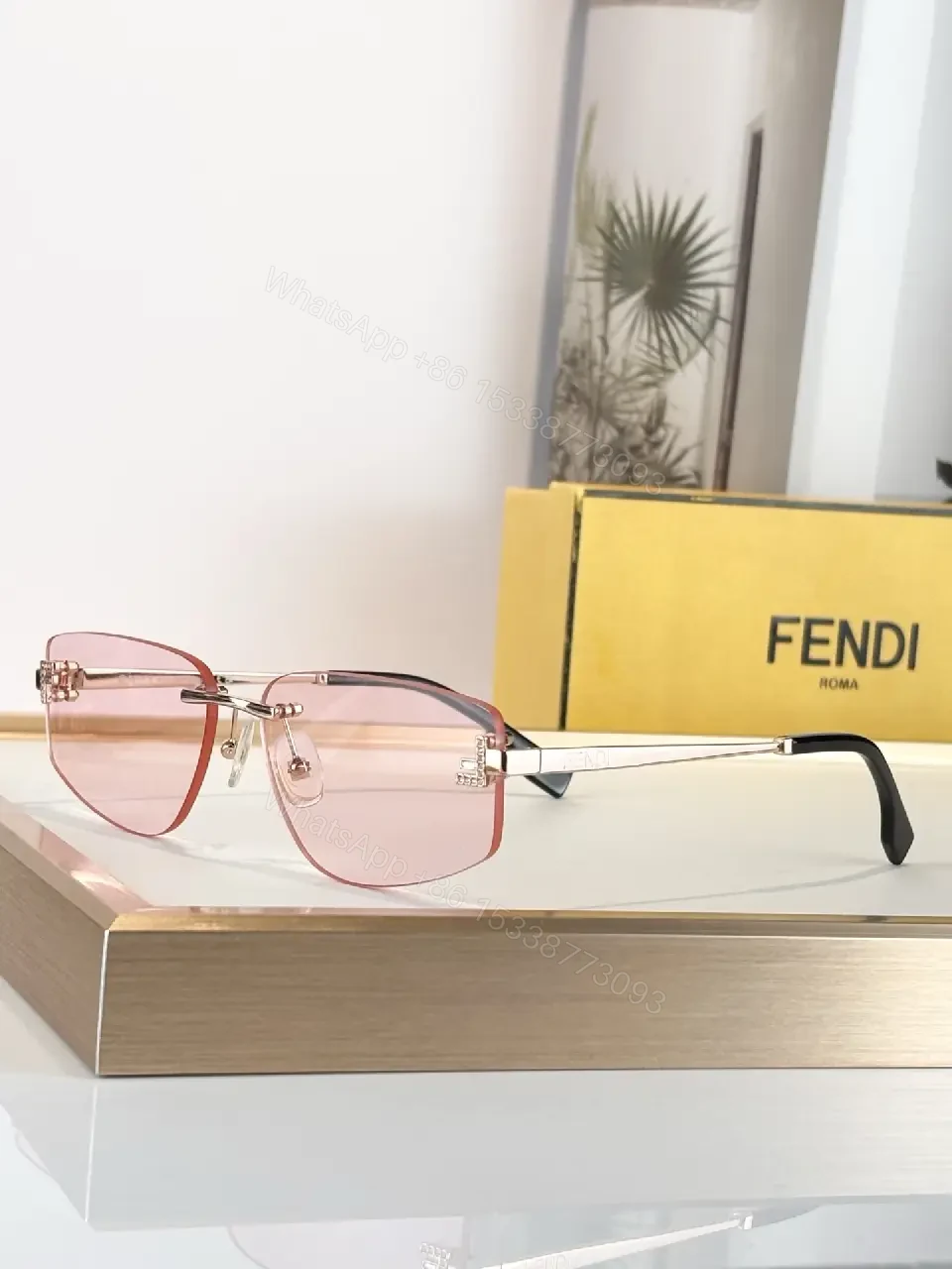 View 9 of Bold Minimalist Square Sunglasses, Polarized UV400, Metal Frame