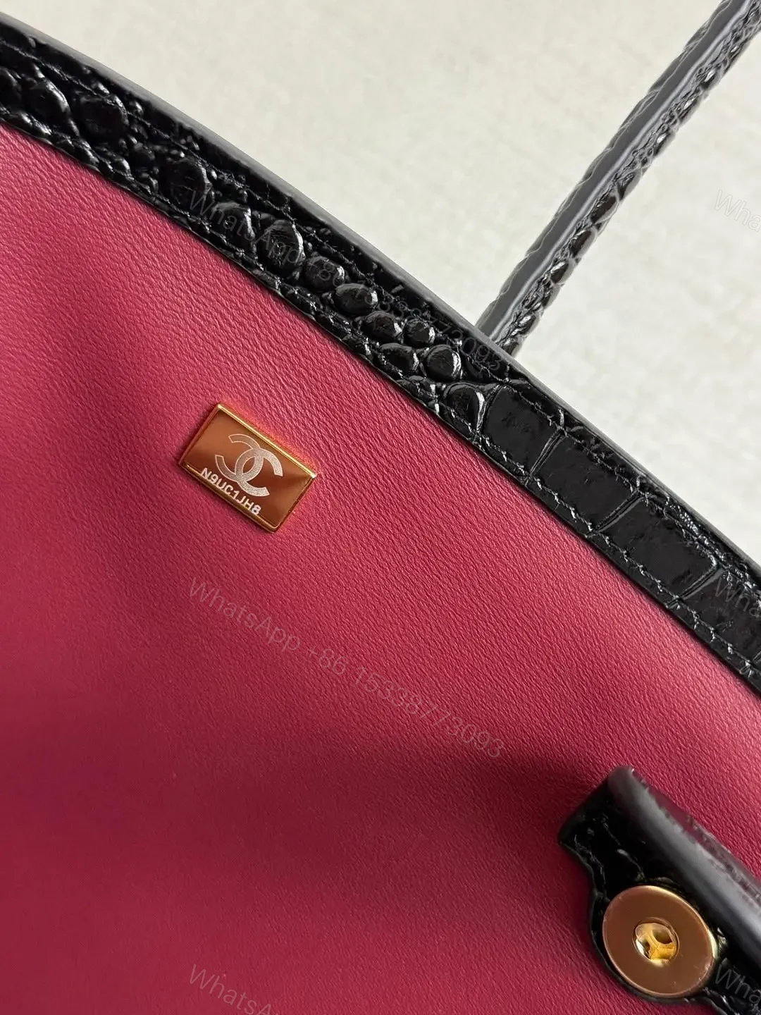 View 9 of Chanel Tote Bag Crocodile Embossed Calfskin SS26 Collection