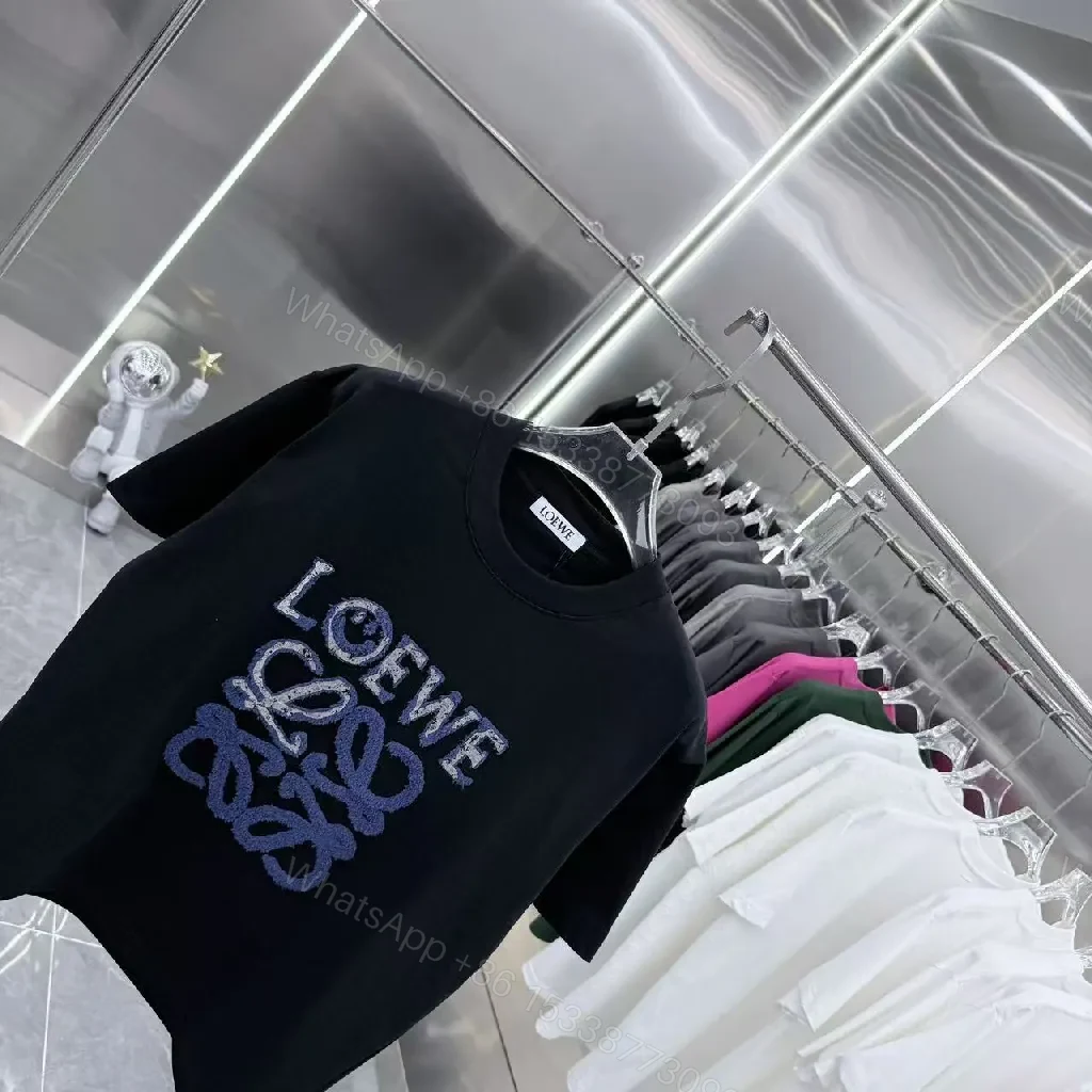 View 2 of Black Cotton Tee + Textured Logo + Streetwear + Subtle Luxe Detail + T-Shirt
