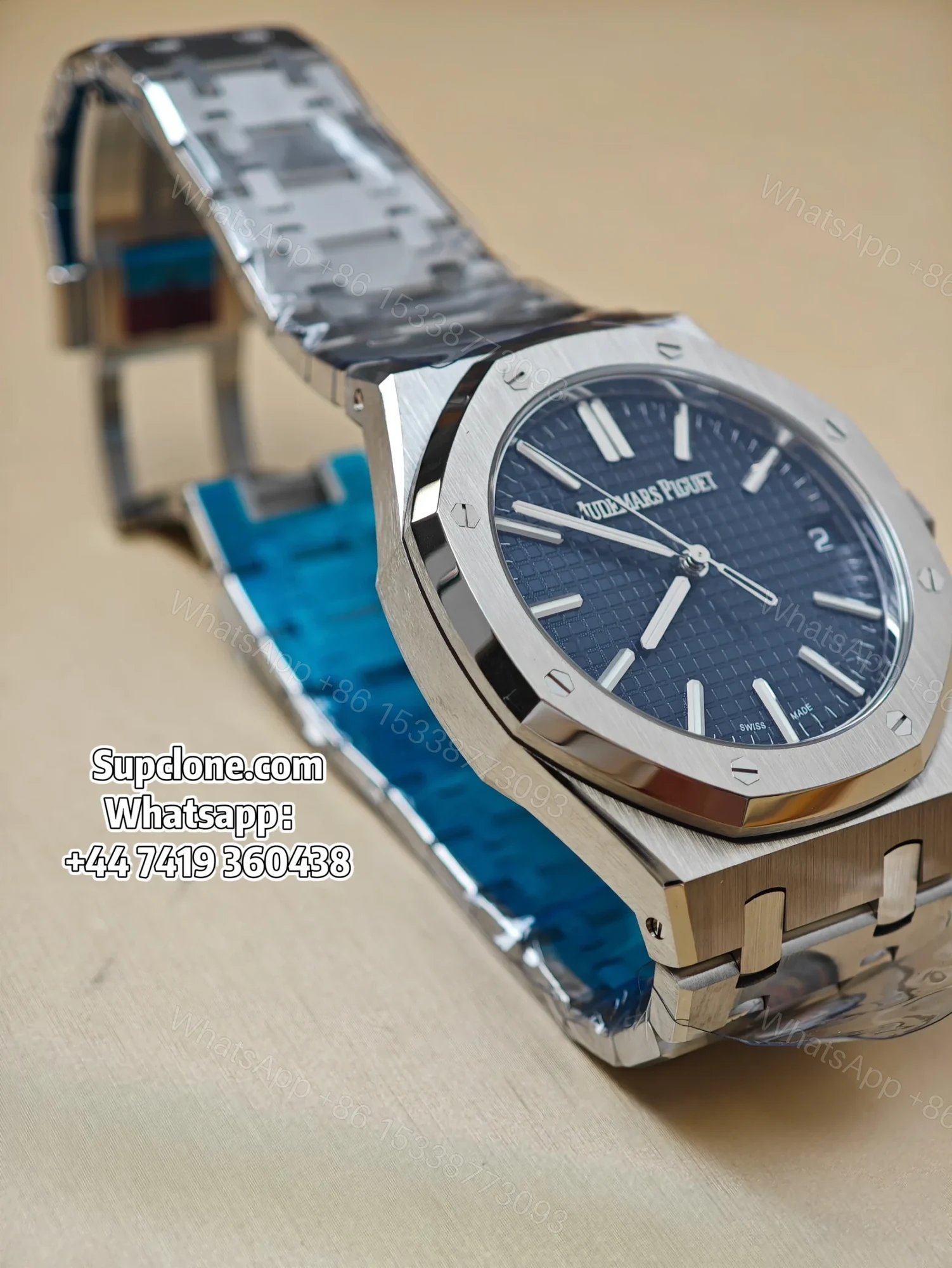 View 5 of Audemars Piguet Super Clone 1:1 Royal Oak 15510 Blue Dial 41MM