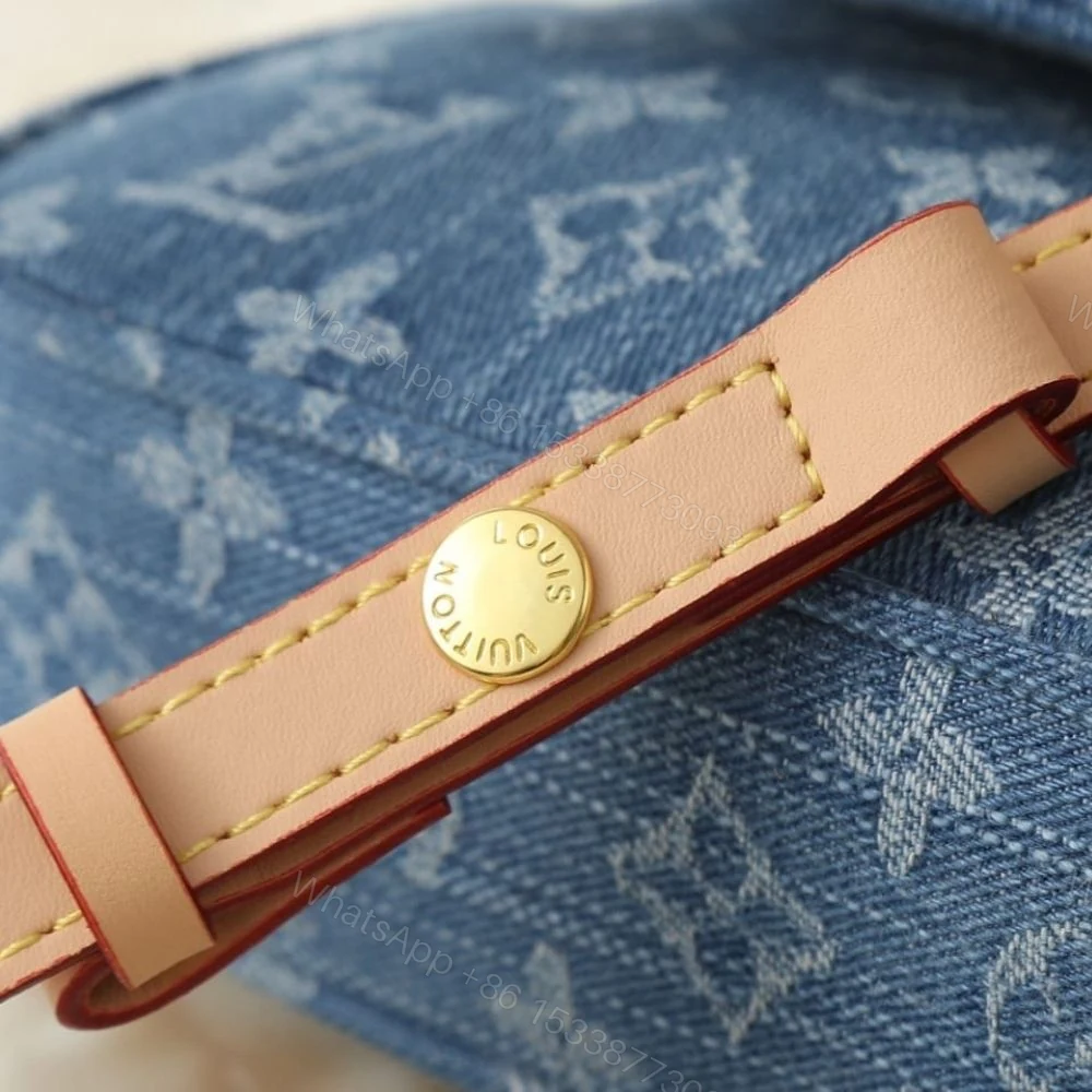 View 7 of Louis Vuitton Wallet On Chain Ivy Monogram Denim Blue 23Cm