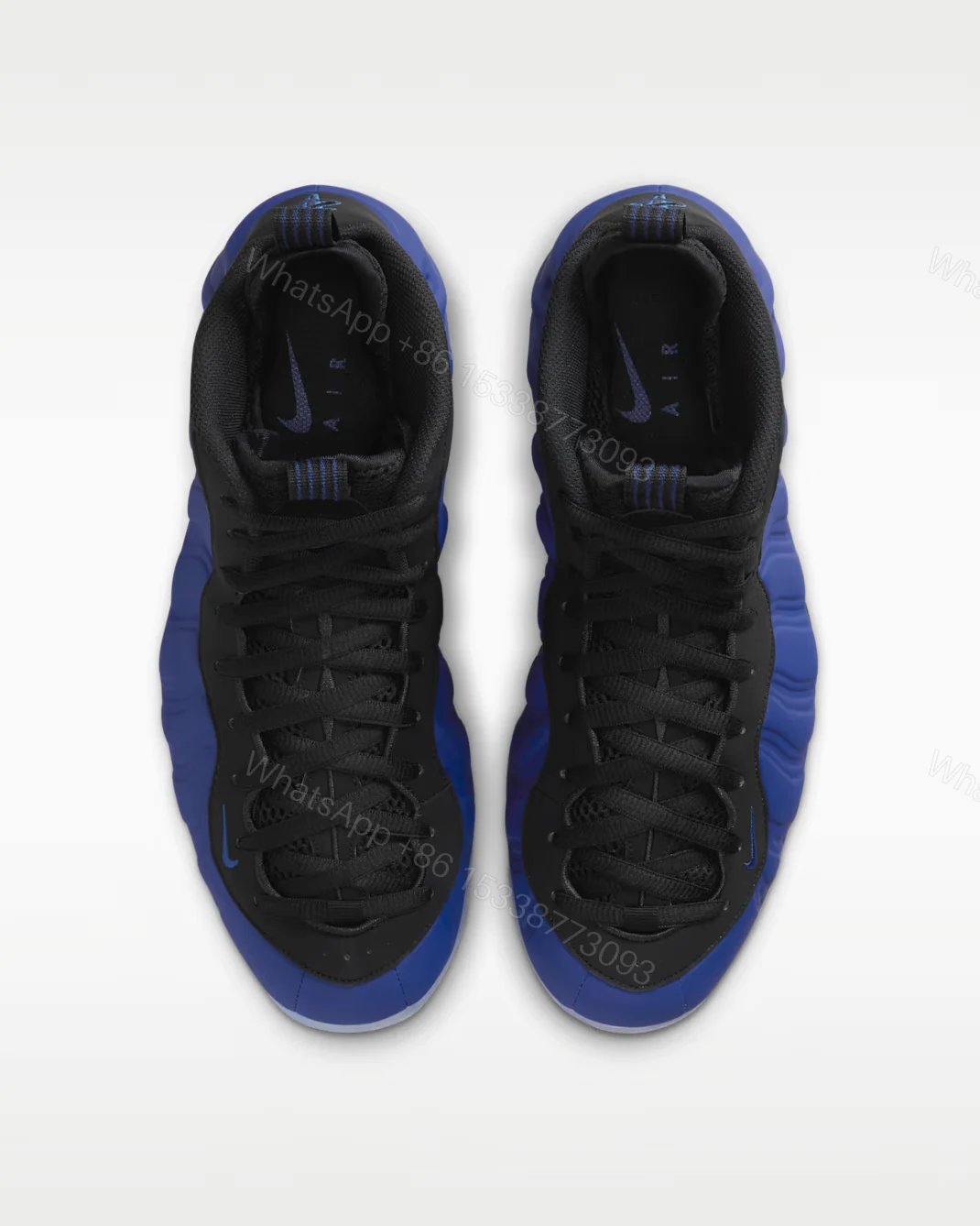 View 3 of Nike Air Foamposite One Dark Blue & Black