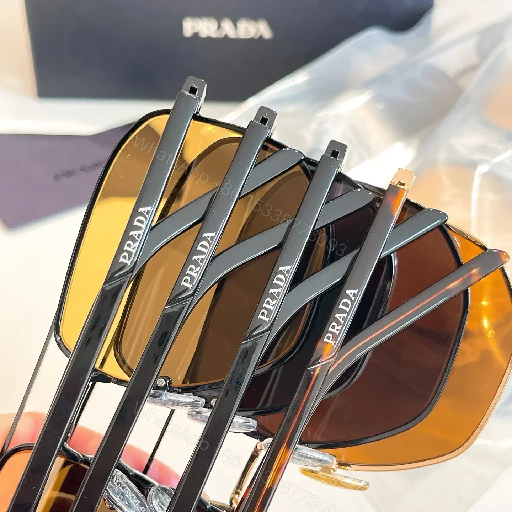 View 4 of Amber-Glass Pilot Sunglasses: Premium Metal Frame, UV400 Protection