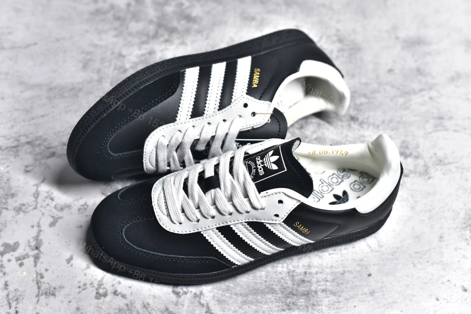 View 4 of Adidas Samba OG 75th Anniversary Pack Black