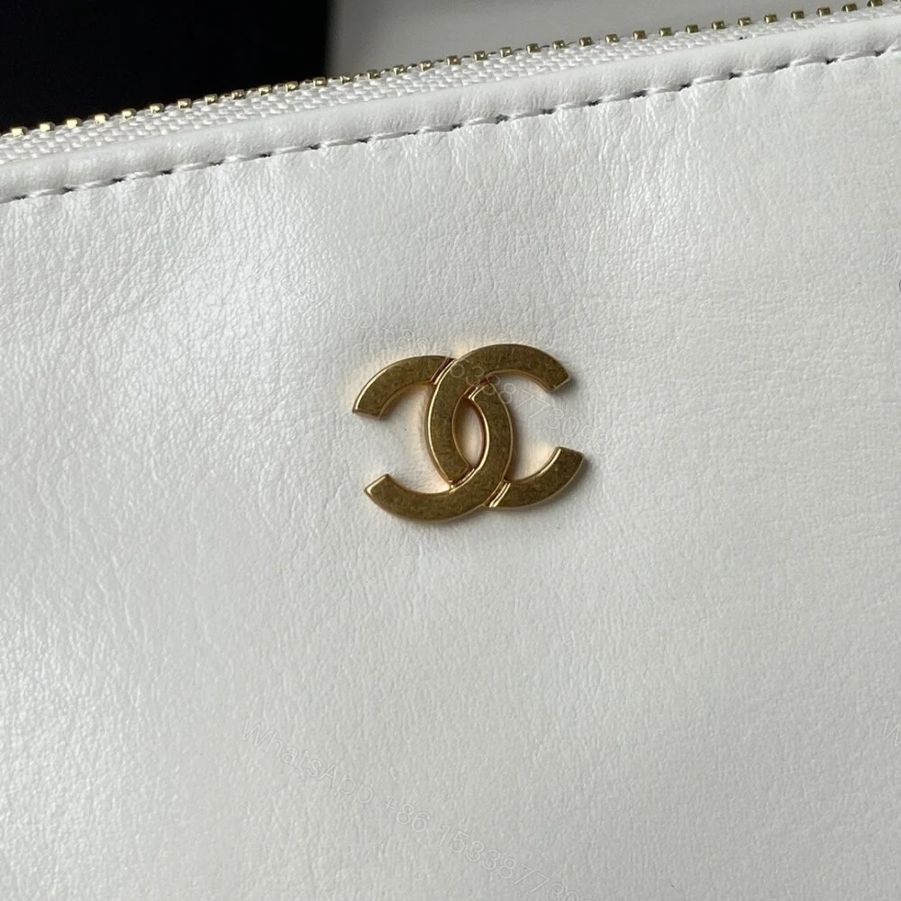 View 6 of Chanel 22 Handbag White 42Cm AS3261