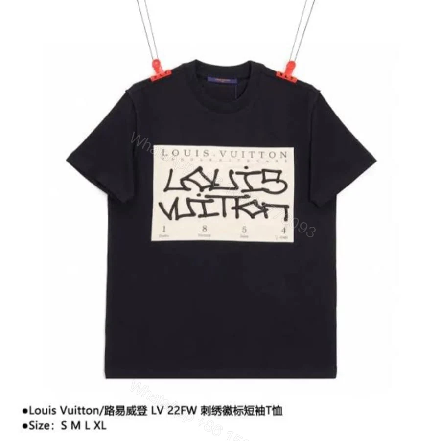 View 5 of FIRST COPY LOUIS VUITTON COTTON LYCRA CREW NECK T-SHIRT