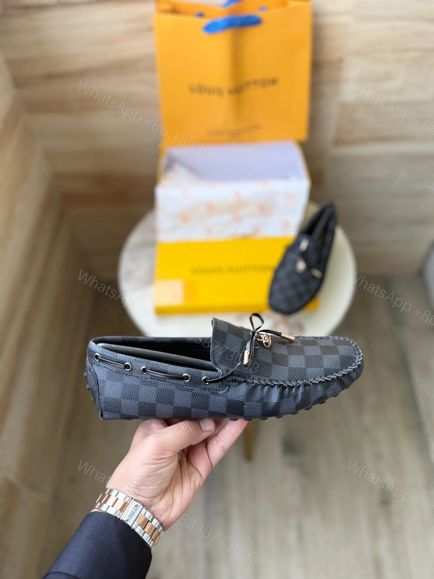 FIRST COPY LOUIS VUITTON MOCCASINS FOR MEN — view 1