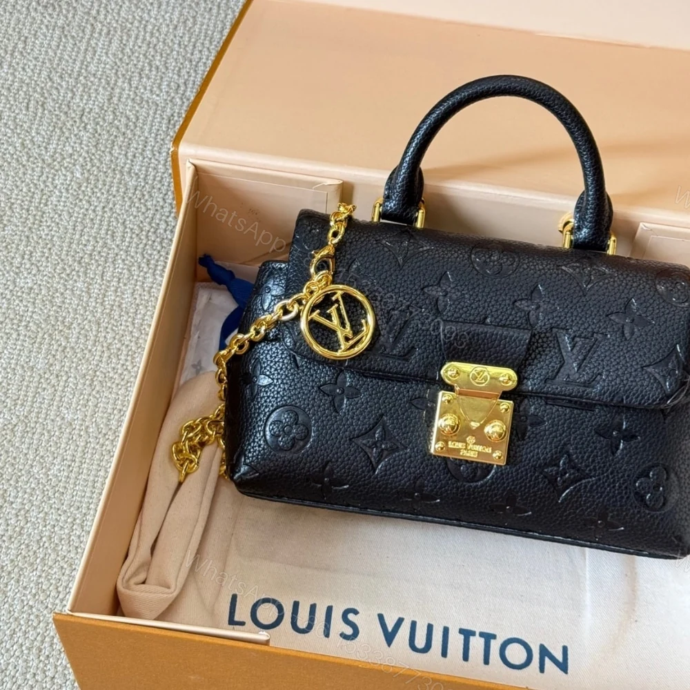 View 3 of Louis Vuitton Nano Madeleine Bag Black 20Cm M12144