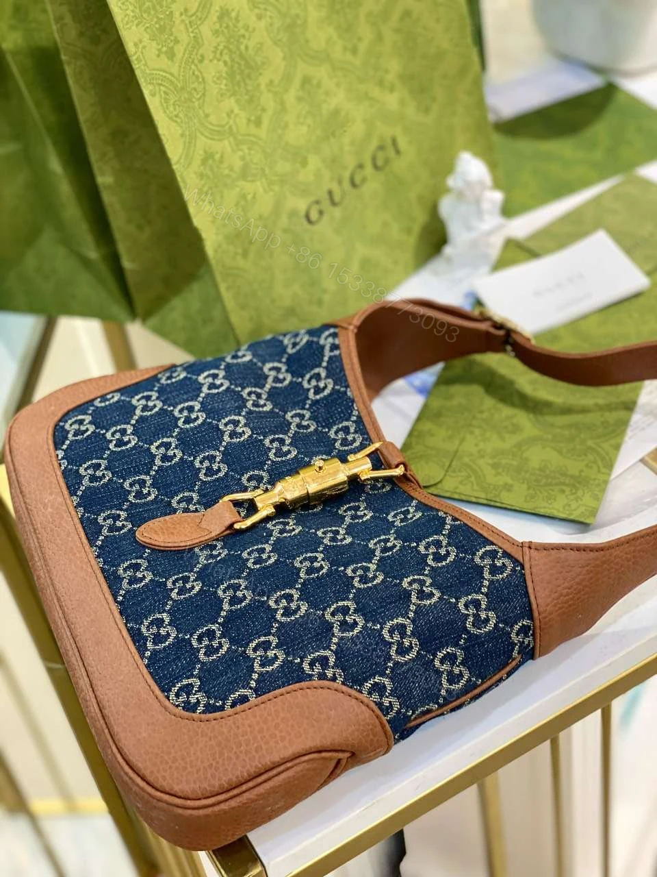 View 4 of Gucci Jackie 1961 Small Hobo Bag Super Class 28cm