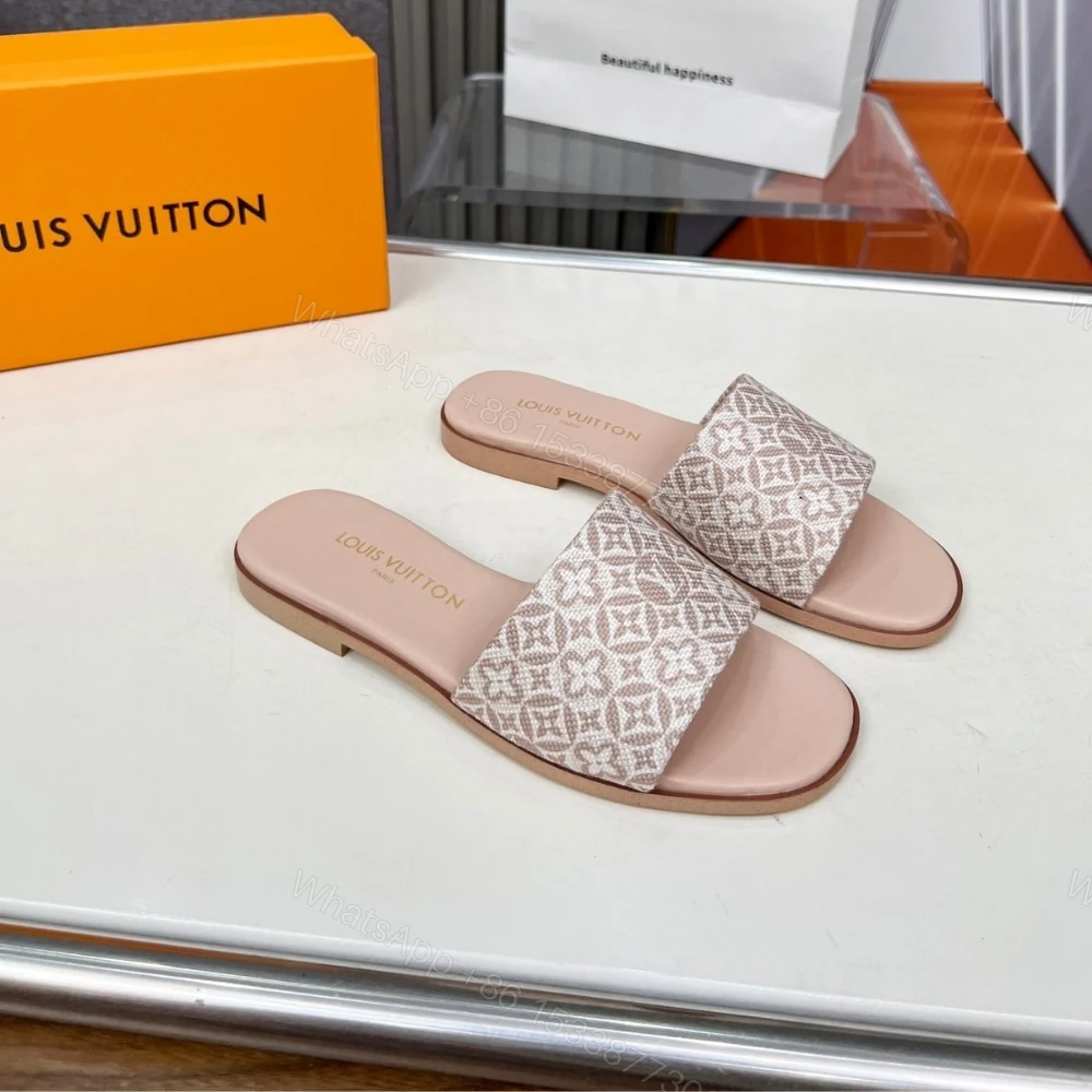 View 2 of LOUIS VUITTON LILY FLAT MULE BEIGE 1AHM99