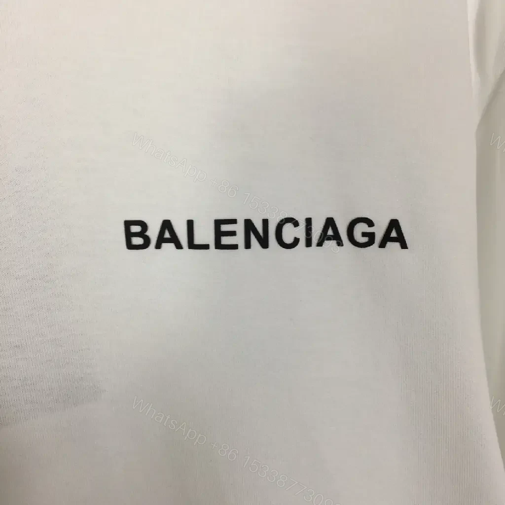 View 8 of White Cotton Tee — Minimalist Luxury, Discreet Chest Logo, Regular Fit