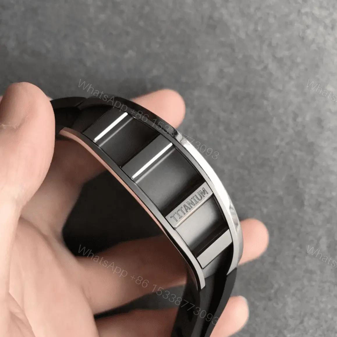 View 3 of Richard Mille Swiss Clone – RM052 Skeleton Tourbillon Movement