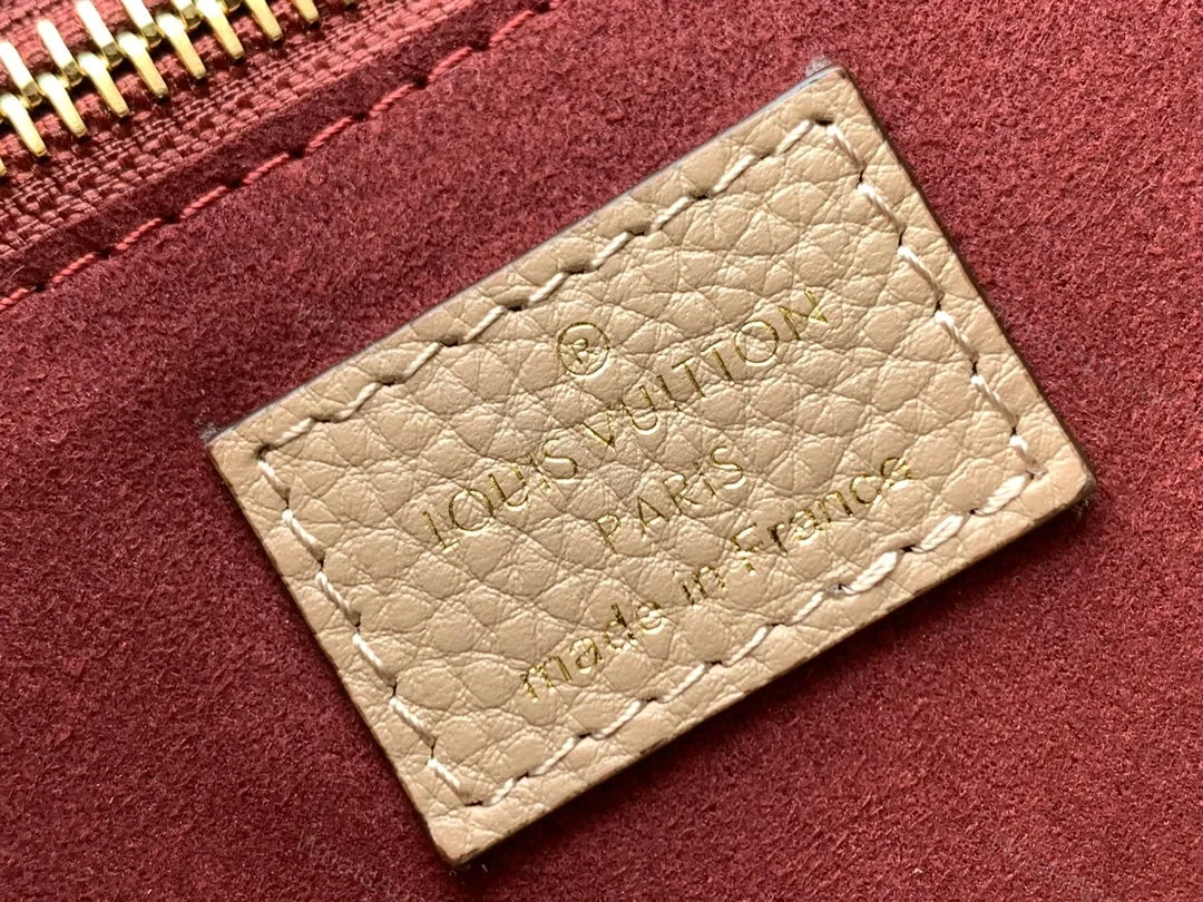 View 6 of LV NEVERFULL MM 32 BEIGE MONOGRAM EMPREINTE LEATHER