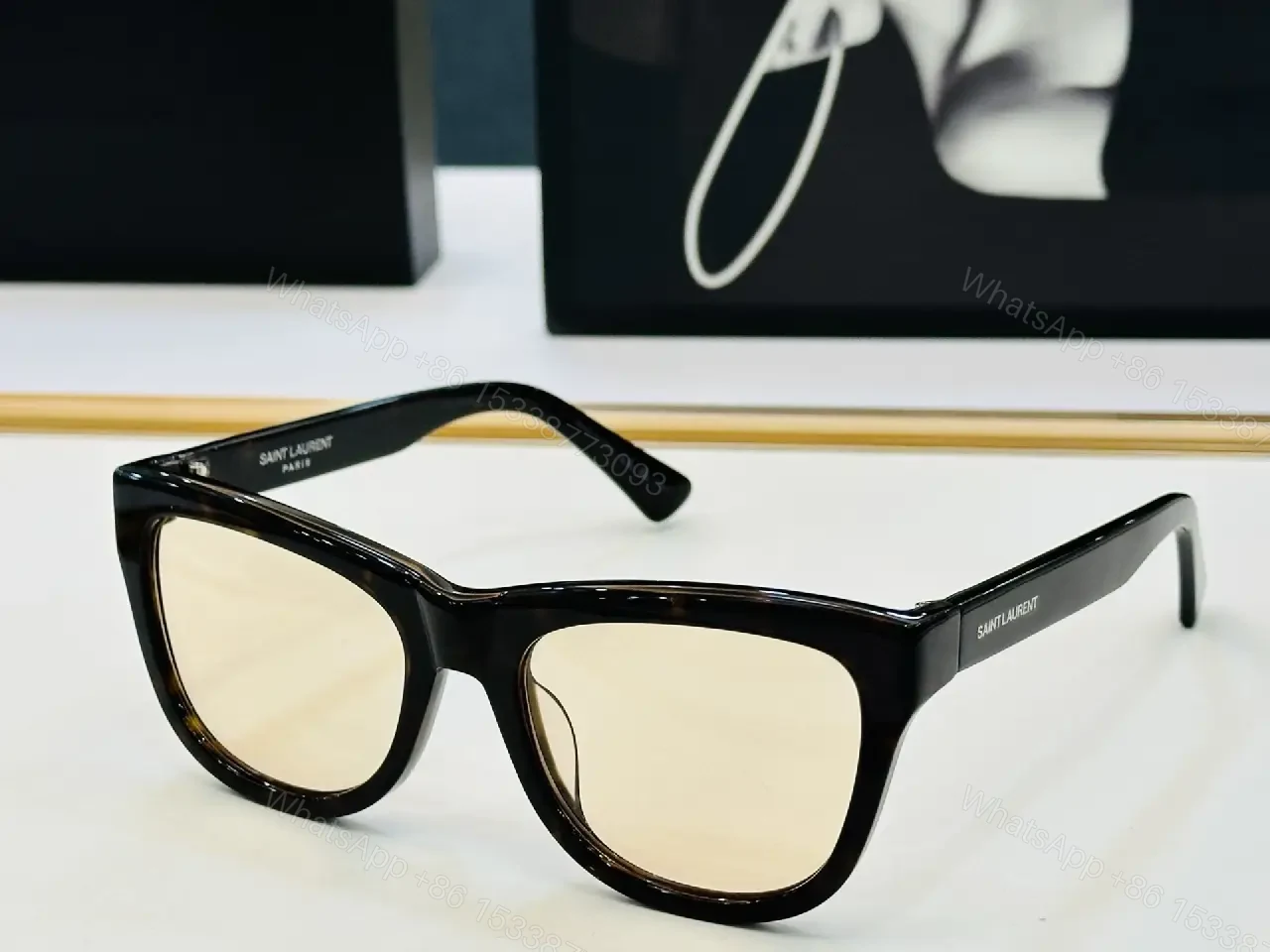 View 2 of Bold Black Acetate Sunglasses: Refined Everyday Luxury