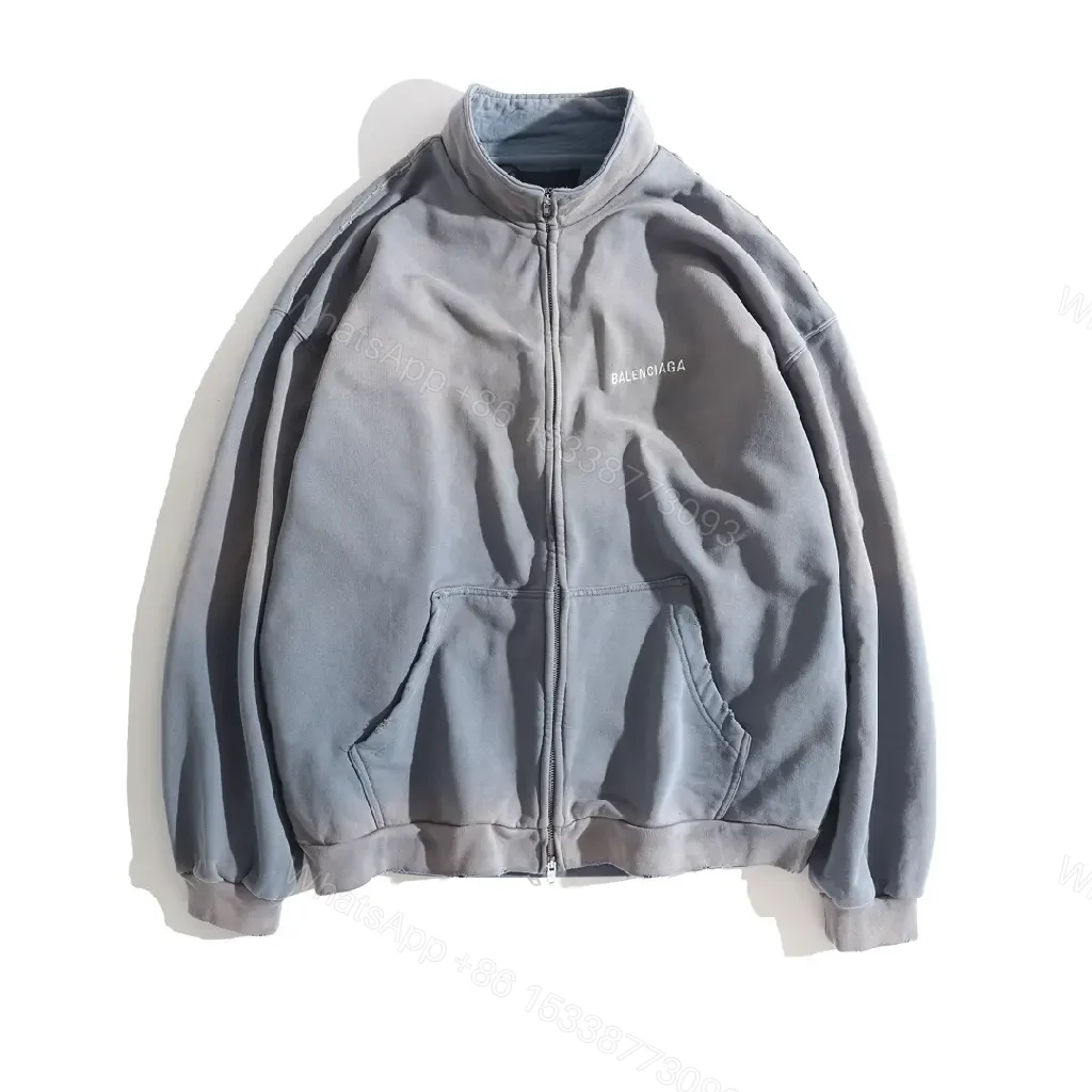 Grey Fleece Zip Hoodie: Minimalist Luxury, All-Day Comfort — view 1