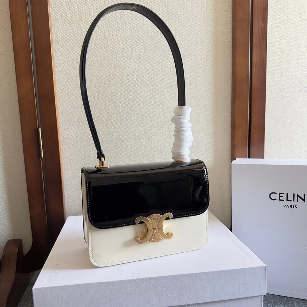 View 2 of CELINE TEEN GARANCE bag in BICOLOUR PATENT CALFSKIN(HIGH-END GRADE)