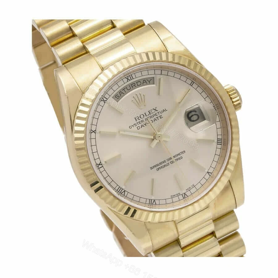 View 2 of Rolex Day-Date 40 228238 Super Clone : 40mm Yellow Gold Ivory Dial