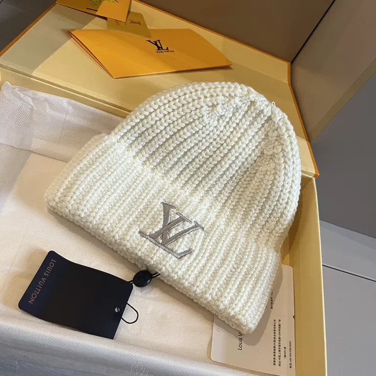 Chunky Knit Beanie - Monogram Luxe, Everyday Comfort, Unisex Headwear — view 1
